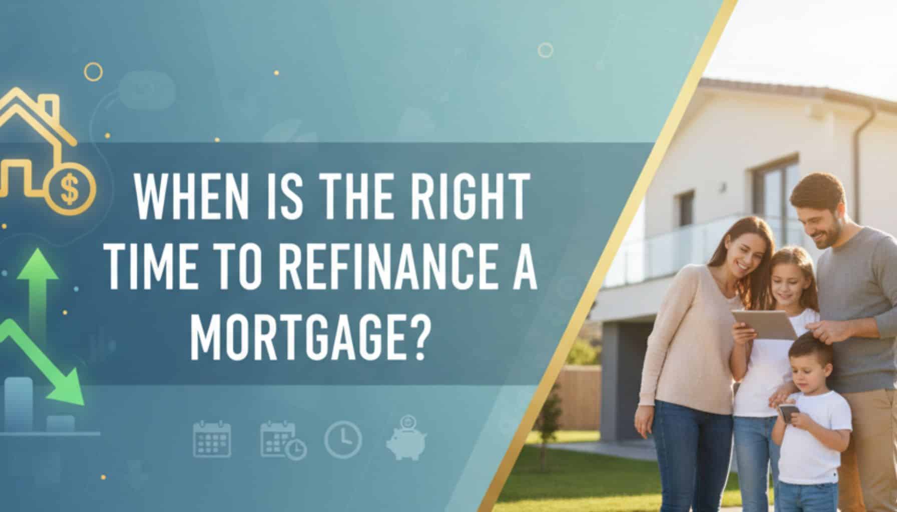 When Is the Right Time to Refinance A Mortgage