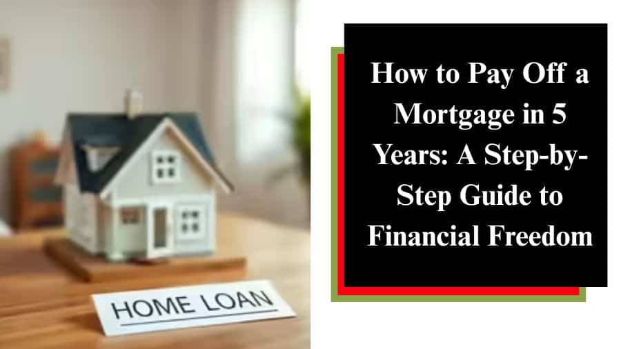 How to Pay Off a Mortgage in 5 Years