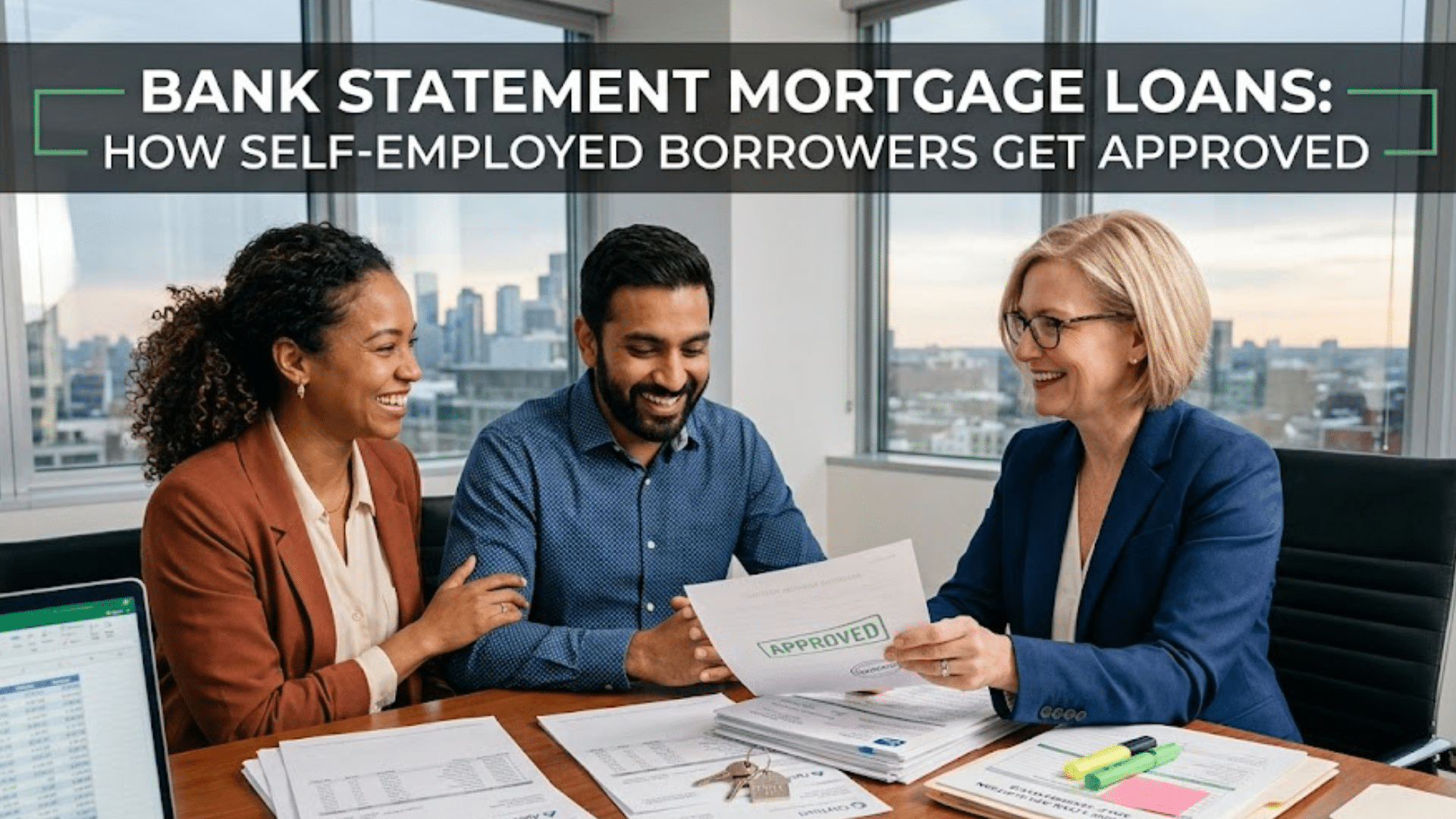 Bank Statement Mortgage Loans: How Self-Employed Borrowers Get Approved