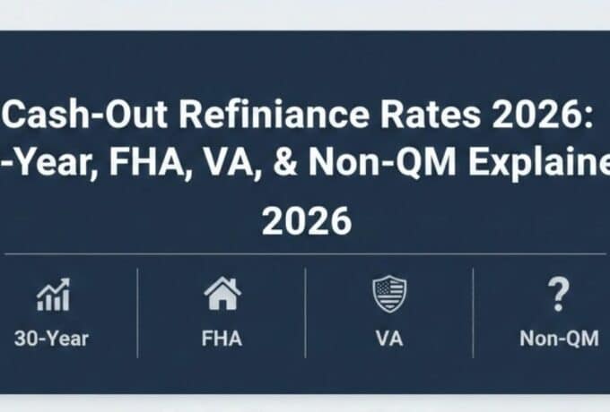 Cash-Out Refinance Rates 2026: 30-Year, FHA, VA, and Non-QM Explained