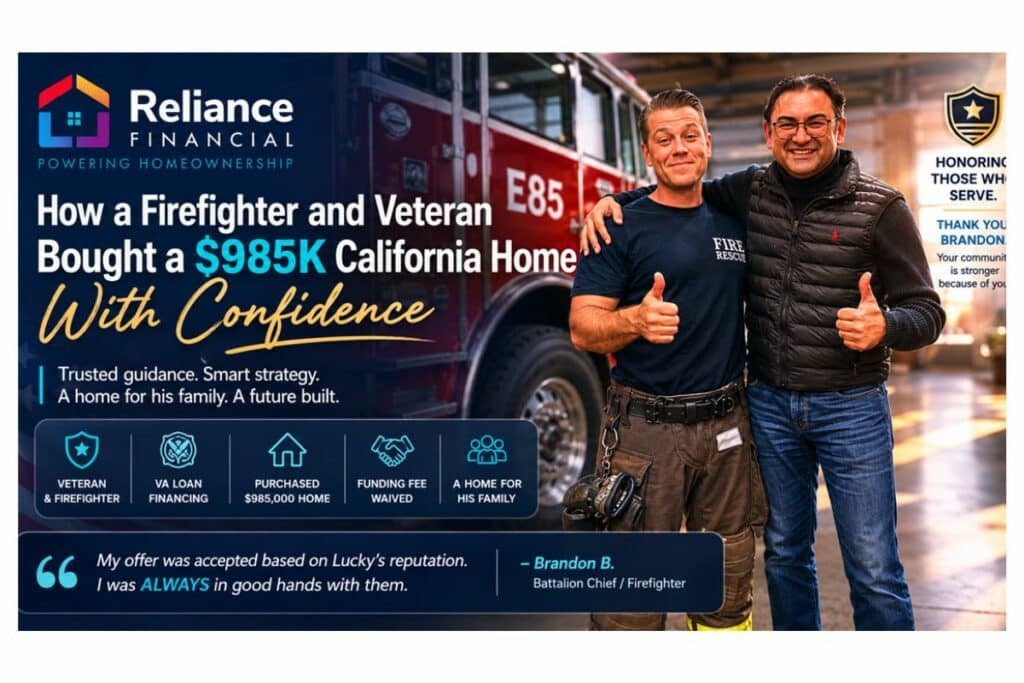 How a Veteran and First-Time Homebuyer Purchased a $985,000 California Home with Confidence