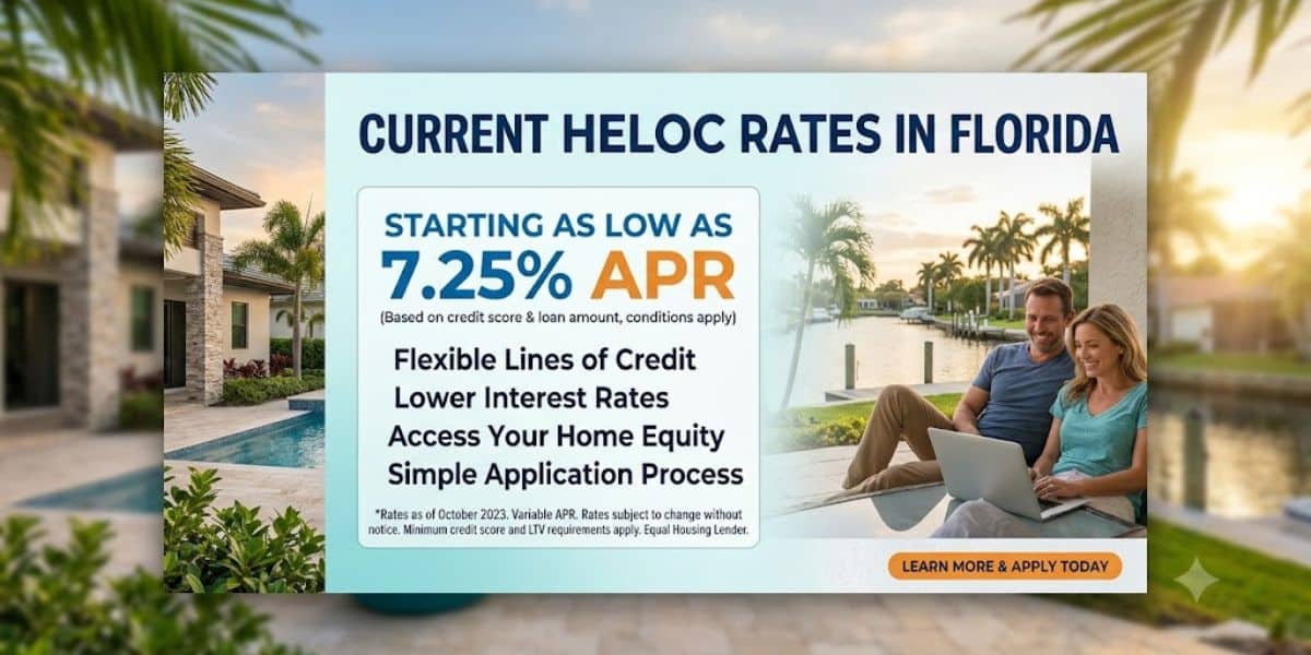 Current HELOC Rates in Florida