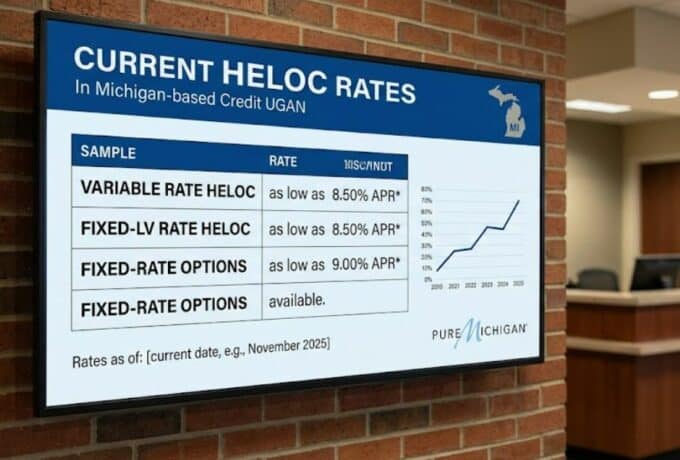 Current HELOC Rates in Michigan