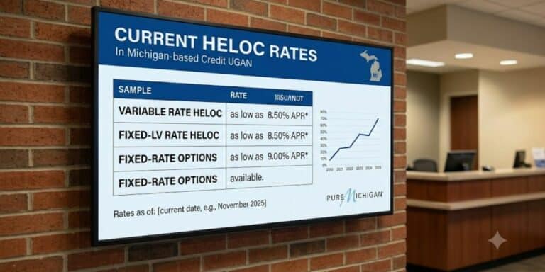 Current HELOC Rates in Michigan