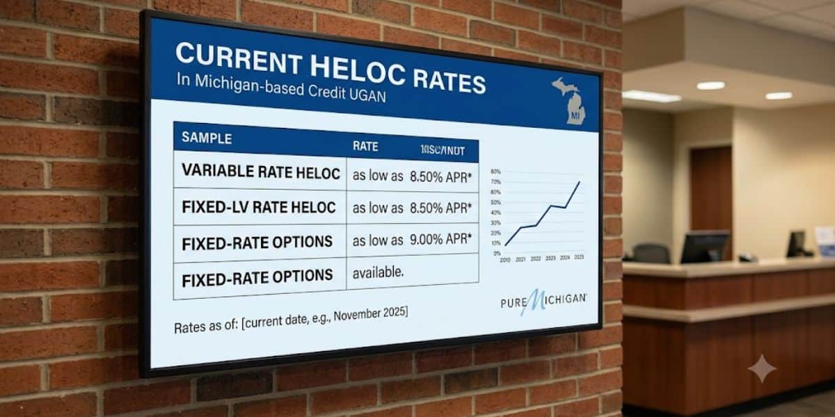 Current HELOC Rates in Michigan