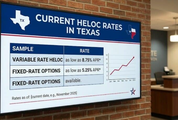 Current HELOC Rates in Texas